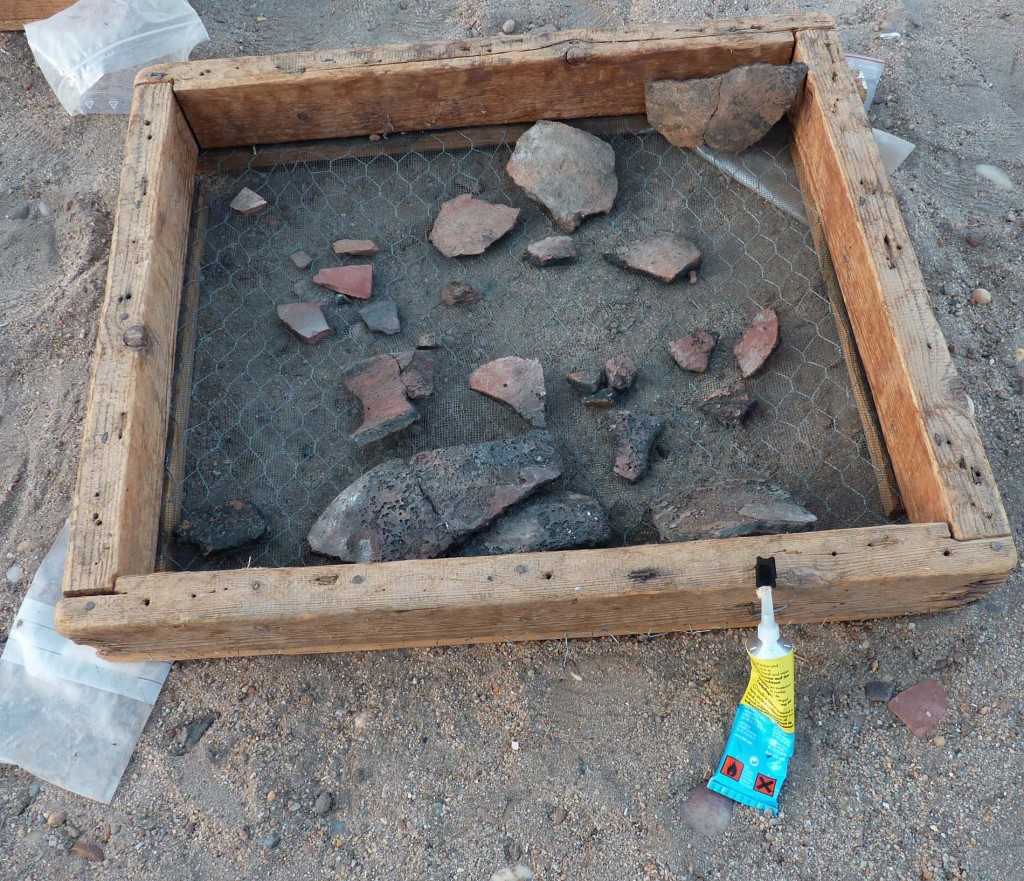 progress fixing sherds