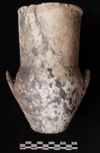 Stone vessel SAC5 212 found at the bottom of the shaft of tomb 26.